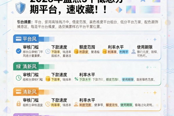 哪个借钱软件24期利息低?2026年盘点5个低息分期平台,速收藏!