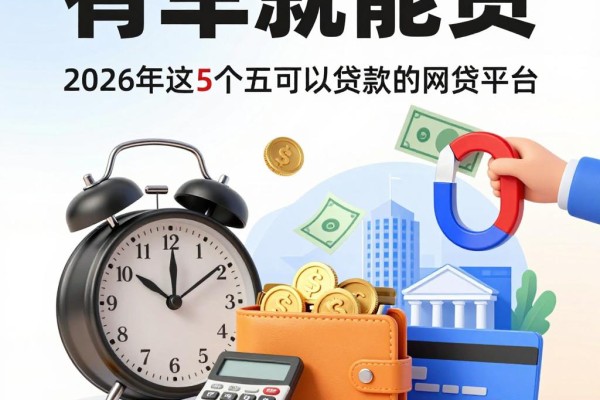 有车就能贷！2026年这5个凭车可以贷款的网贷平台通过率高，2万秒下款超容易