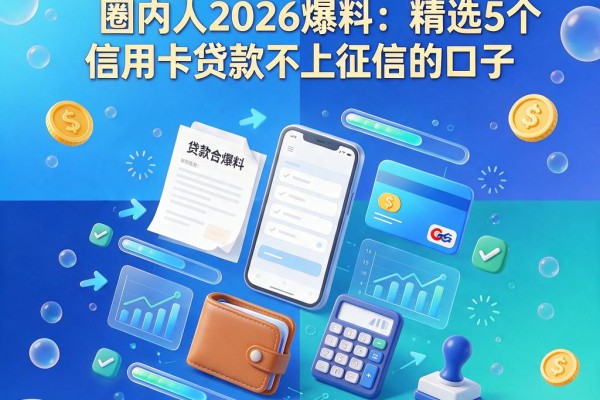 2026芝麻550分贷款必看!圈内人2026爆料:精选5个信用卡贷款不上征信的口子