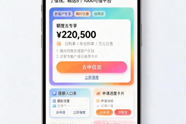 2026年速借必看!贷款软件出额度了借钱,精选5个1000可借平台