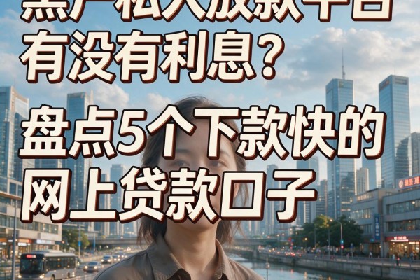 黑户私人放款平台有没有利息?盘点5个下款快的网上贷款口子