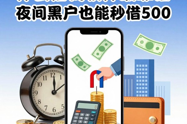 手机上什么借钱软件最靠谱？2026年入档这5个，夜间黑户也能秒借500！