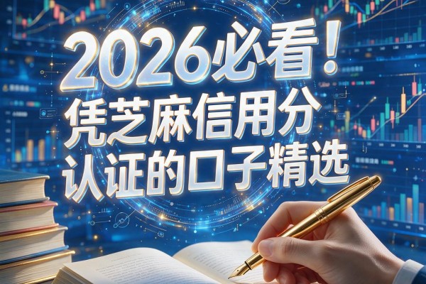 2026必看！凭芝麻信用分认证的口子精选，这5个平台3000元借款秒到账