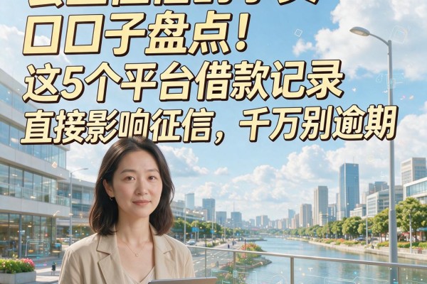 会上征信的小贷口子盘点!这5个平台借款记录直接影响征信,千万别逾期