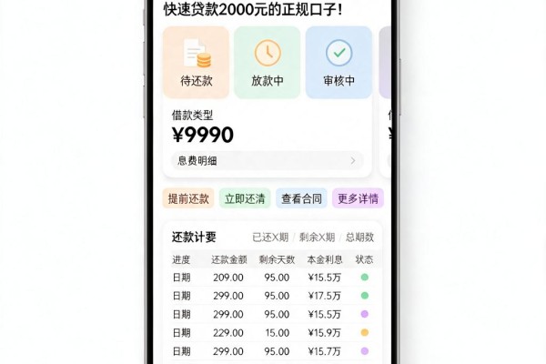 2026最新盘点!5个凭一张身份证快速贷款2000元的正规口子