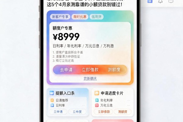 急用钱必看!哪里可以不查征信借到钱?这5个4月亲测靠谱的小额贷款别错过