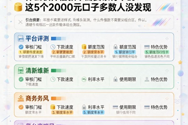 2026最新实测!什么软件借款不需要银行卡的?这5个2000元口子多数人没发现