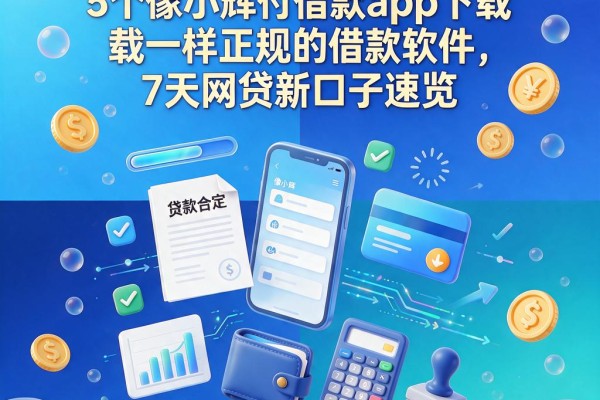 2026最新盘点!5个像小辉付借款app下载一样正规的借款软件,7天网贷新口子速览