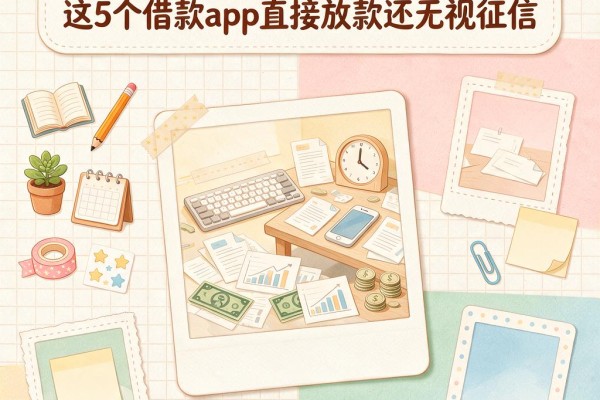 网上贷款有多容易?这5个借款app直接放款还无视征信