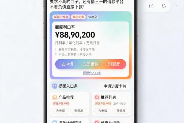 2026年急用钱必看！这5个借五千对负债要求不高的口子，还有借三千的借款平台不看负债直接下款！