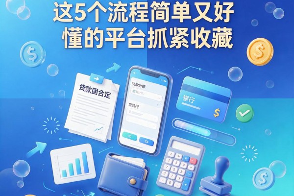 借钱哪个平台最可靠？这5个流程简单又好懂的平台抓紧收藏