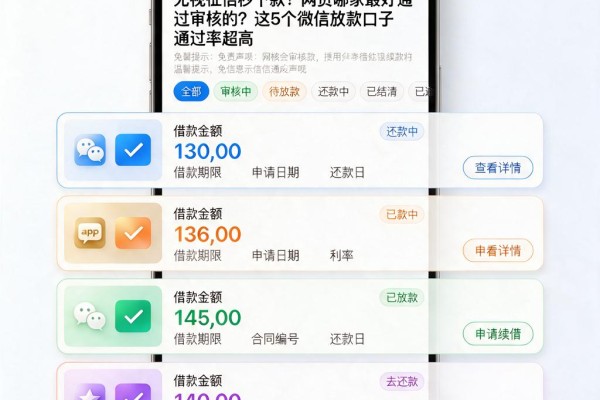 无视征信秒下款！网贷哪家最好通过审核的？这5个微信放款口子通过率超高