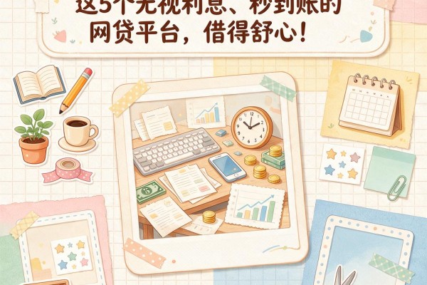 信用卡借款一个月之内有利息?这5个无视利息、秒到账的网贷平台,借得舒心!