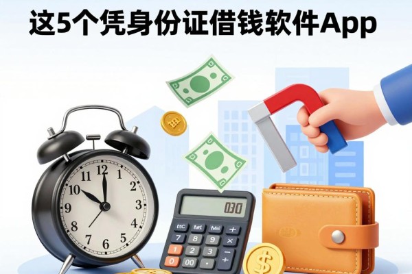 2026速贷必看!这5个凭身份证借钱软件App,额度高通过率也高