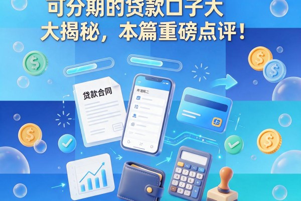 超级盘点！5个灰户可分期的贷款口子大揭秘，本篇重磅点评！