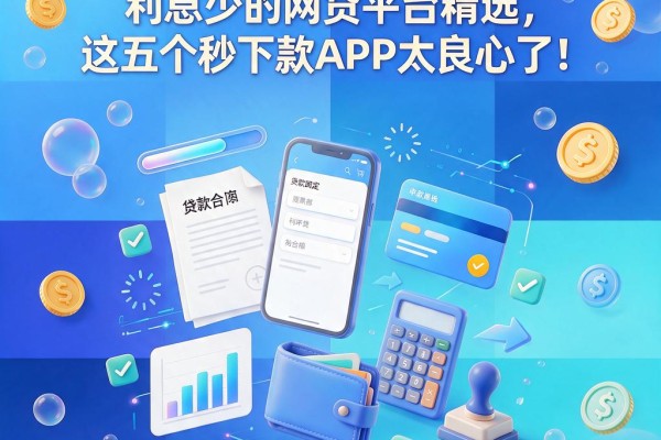2026黑户必看！门槛低利息少的网贷平台精选，这五个秒下款APP太良心了！
