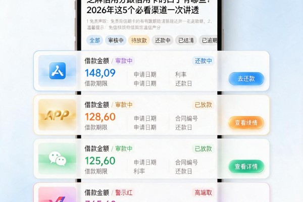 芝麻信用分跟信用卡的口子有哪些?2026年这5个必看渠道一次讲透