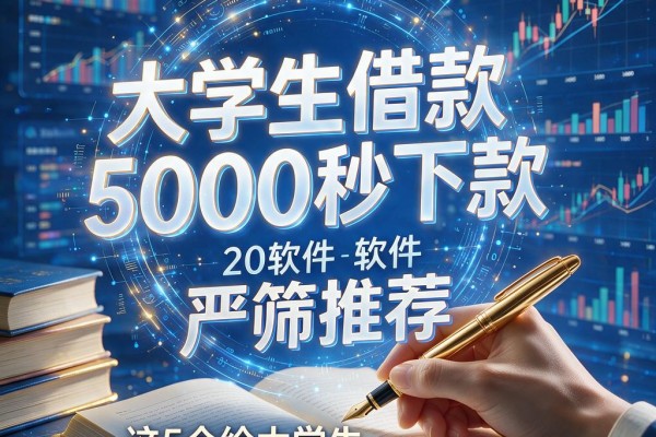 大学生借款5000秒下款软件严筛推荐，这5个给大学生下款的软件真的挺省心