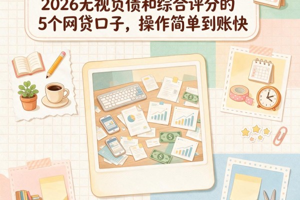 征信有逾期也能借!2026无视负债和综合评分的5个网贷口子,操作简单到账快