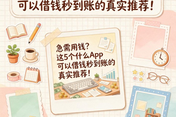 急需用钱？这5个什么App可以借钱秒到账的真实推荐！