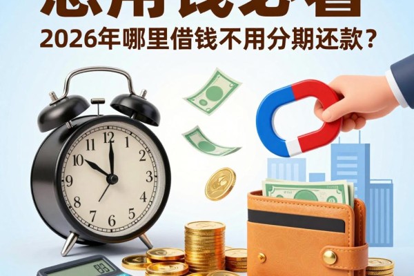 急用钱必看！2026年哪里借钱不用分期还款？这5个借款3000无视查的软件速收！