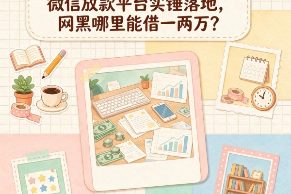 网黑必看!2026年这5个微信放款平台实锤落地,网黑哪里能借一两万?