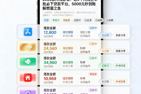 2026急用钱必看!这5个纯线上审批必下贷款平台,5000元秒到账解燃眉之急