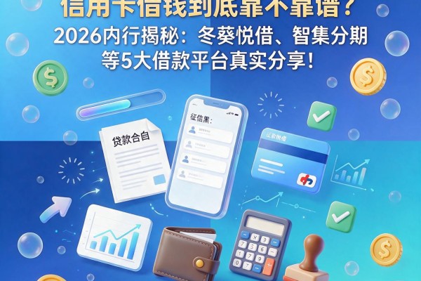 征信黑、征信差、征信烂?信用卡借钱到底靠不靠谱?2026内行揭秘:冬葵悦借、智集分期等5大借款平台真实分享!