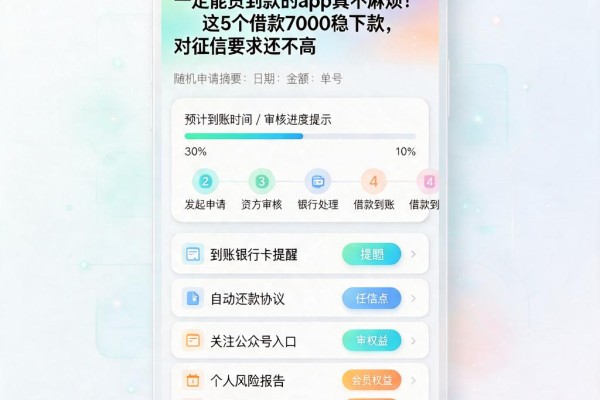 一定能贷到款的app真不麻烦！这5个借款7000稳下款，对征信要求还不高