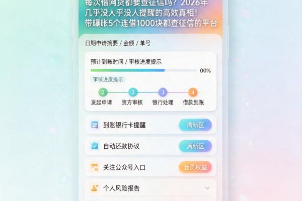 每次借网贷都要查征信吗？2026年几乎没人提醒的高效真相！顺带曝光5个连借1000块都查征信的平台