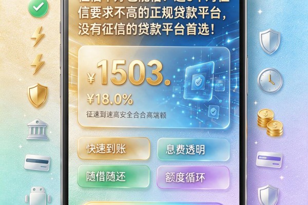 征信不好也能借!这5个对征信要求不高的正规贷款平台,没有征信的贷款平台首选
