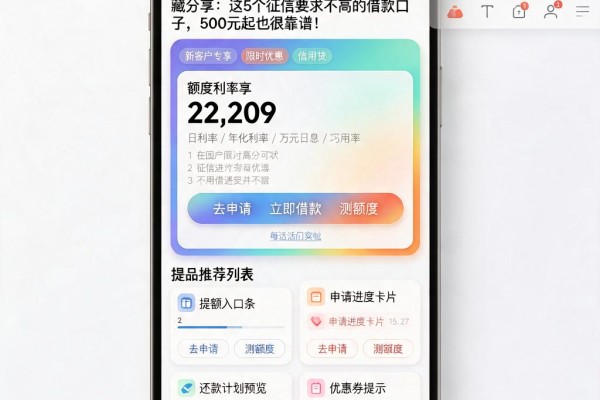 无视征信的贷款平台真有吗?2026私藏分享:这5个征信要求不高的借款口子,500元起也很靠谱!