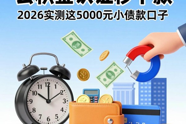公积金认证秒下款!2026实测这5个5000元小额贷款口子,容易通过