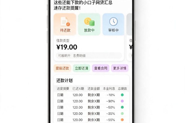 征信黑、征信烂、征信不好必看！2026年这些还能下款的小口子网贷汇总，速存还款提醒！
