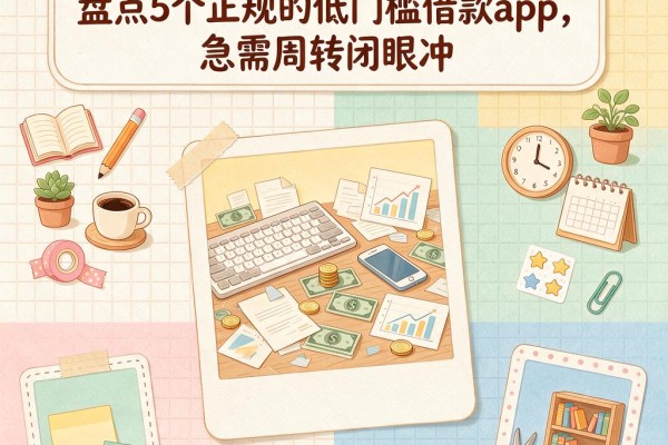 2026年终于懂了!盘点5个正规的低门槛借款app,急需周转闭眼冲