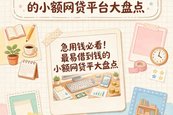 急用钱必看!最易借到钱的小额网贷平台大盘点