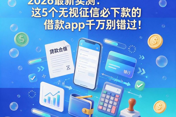 黑户征信不过能贷款吗?2026最新实测:这5个无视征信必下款的借款App千万别错过