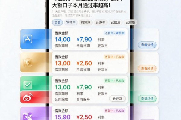 可借2万不查征信的网贷，这5个大额口子本月通过率超高！