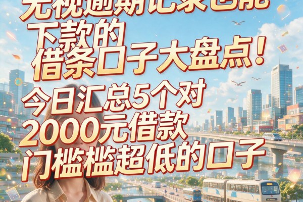 无视逾期记录也能下款的借条口子大盘点!今日汇总5个对2000元借款门槛超低的口子
