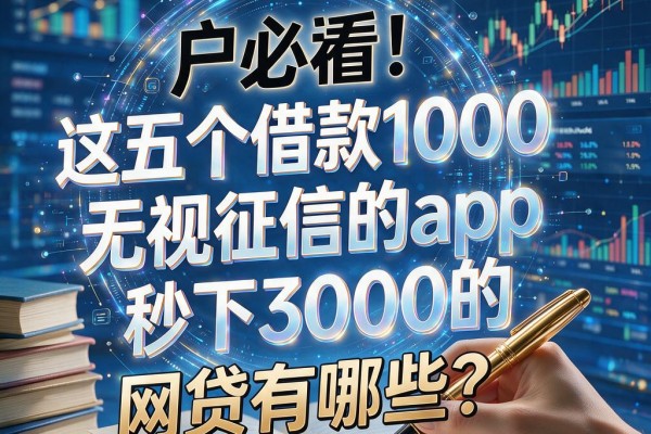 黑户必看!这五个借款1000无视征信的app,秒下3000的网贷有哪些?