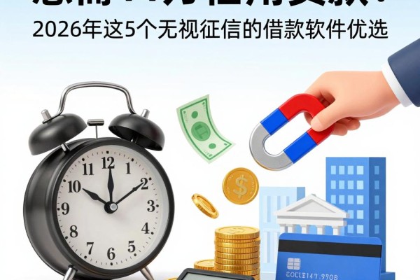 急需11万信用贷款?2026年这5个无视征信的借款软件优选,办理渠道全解析
