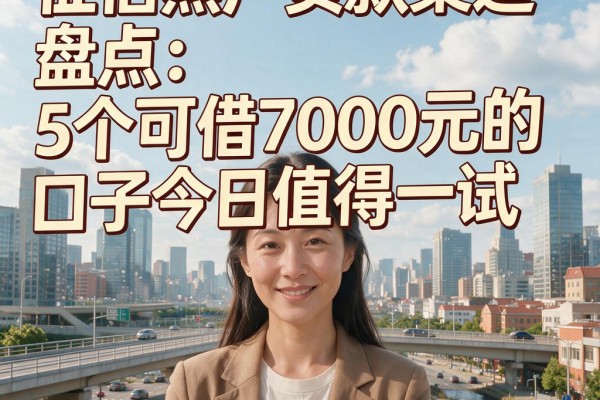 征信黑户贷款渠道盘点:5个可借7000元的口子今日值得一试