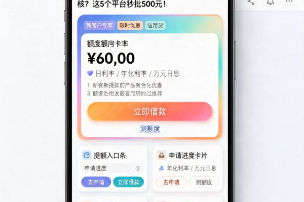 2026年最新实测!小额贷款哪里最容易通过审核?这5个平台秒批500元