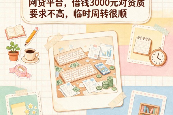 速看！这五个无任何门槛的网贷平台，借钱3000元对资质要求不高，临时周转很顺