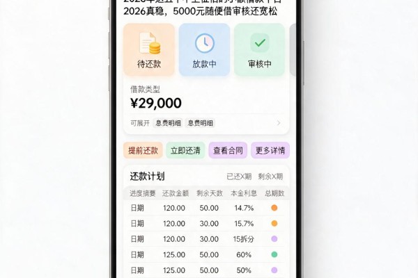 2026年这五个不上征信的小额借款平台2026真稳,5000元随便借审核还宽松