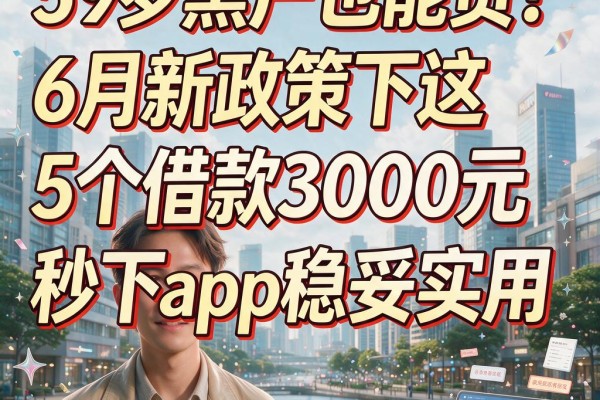 59岁黑户也能贷!6月新政策下这5个借款3000元秒下App稳妥实用