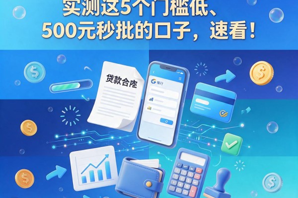 有信商城贷款可靠吗？实测这5个门槛低、500元秒批的口子，速看！