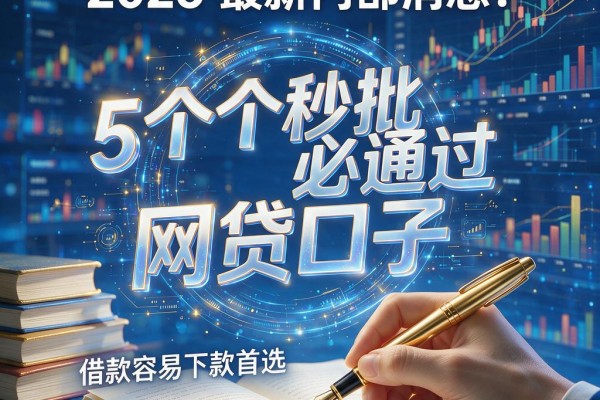 2026最新内部消息！这5个秒批必通过的网贷口子，借款容易下款首选