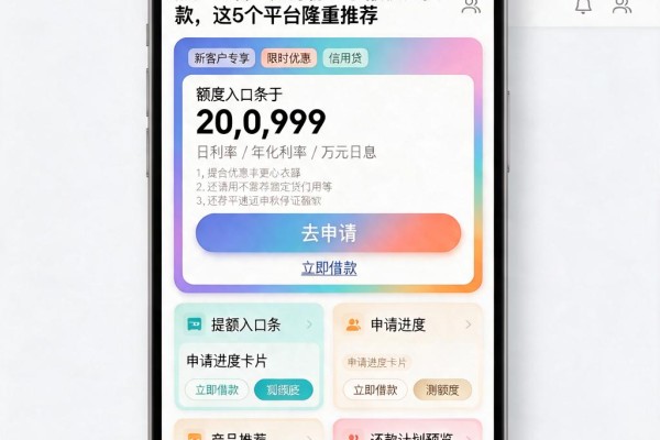 黑户必看！凭身份证小额快速贷款，这5个平台隆重推荐