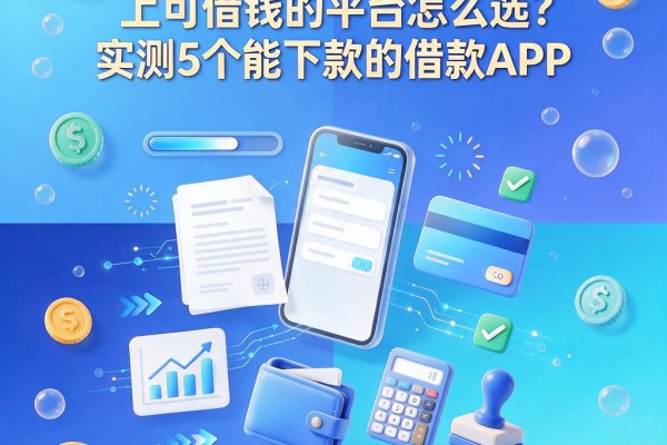 2026必看!手机上可借钱的平台怎么选?实测5个能下款的借款APP